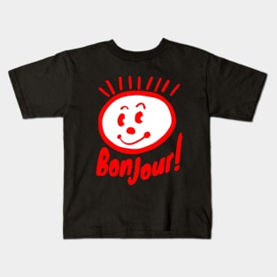 Bonjour! Good Day! Kids T-Shirt